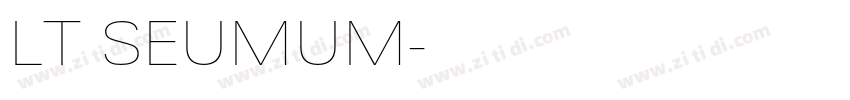 LT SEUMUM字体转换